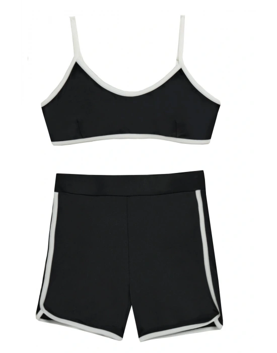 Landau Bustiyet Şortlu İkili Bikini