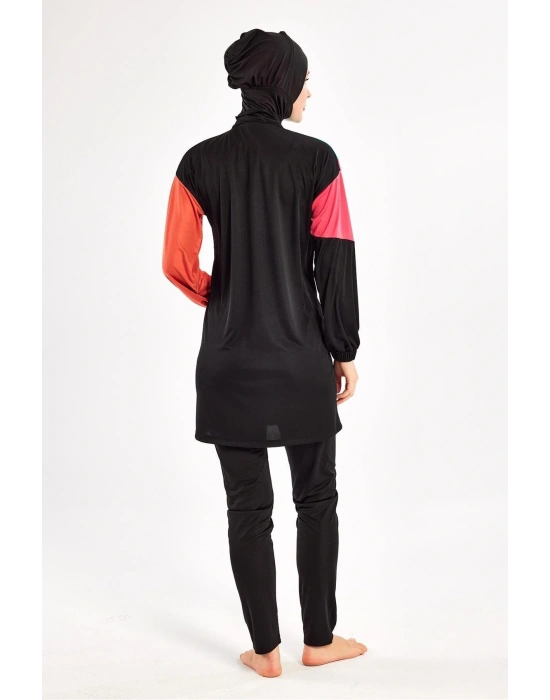 MDB 3127 Perla Uzun Kollu Tesettür Mayo