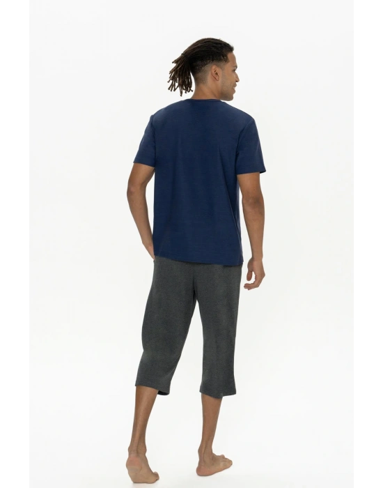 U.S. Polo Erkek Kapri ve T-shirt Takım