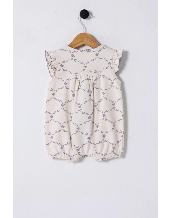 U.S. Polo Assn. Kız Bebek Beyaz Tulum