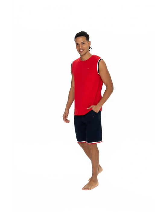 Erkek Kırmızı Şort Takım - 18872