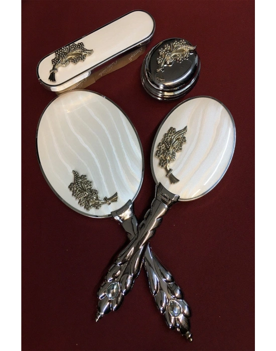 Gelin Çeyiz 4lü Ayna Tarak Seti