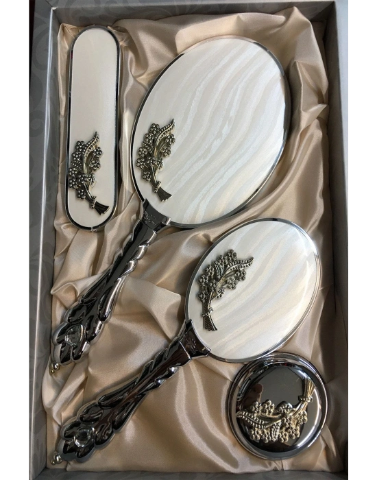 Gelin Çeyiz 4lü Ayna Tarak Seti