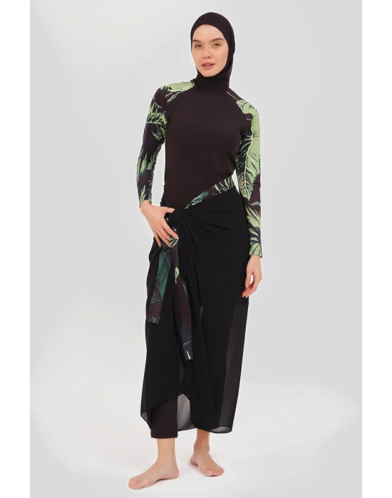 Reglan Kol Dik Yaka Tesettür Mayo