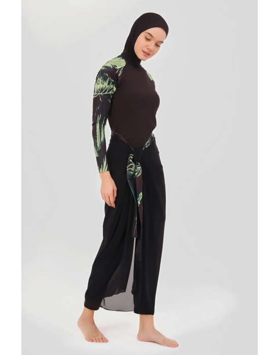 Reglan Kol Dik Yaka Tesettür Mayo