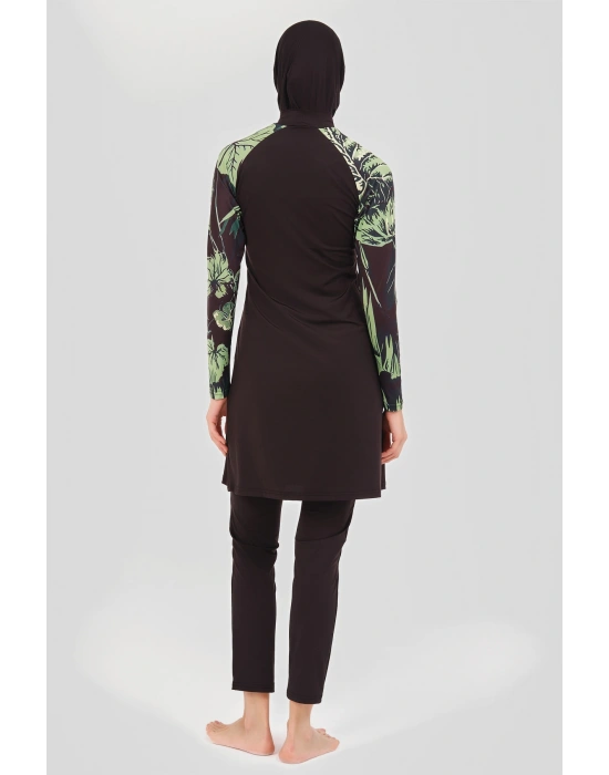 Reglan Kol Dik Yaka Tesettür Mayo