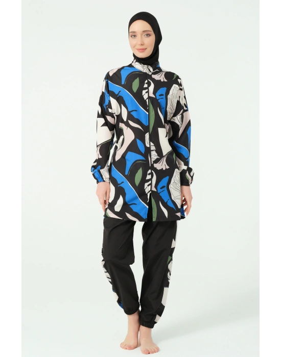 Nina Desenli Tesettür Mayo