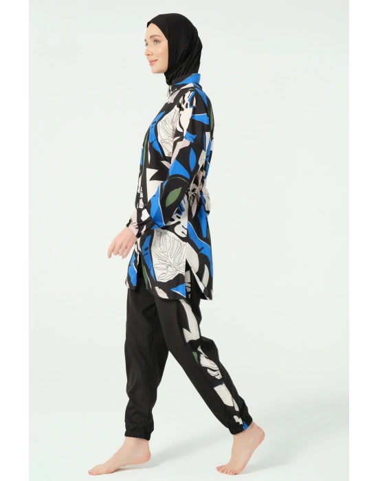 Nina Desenli Tesettür Mayo