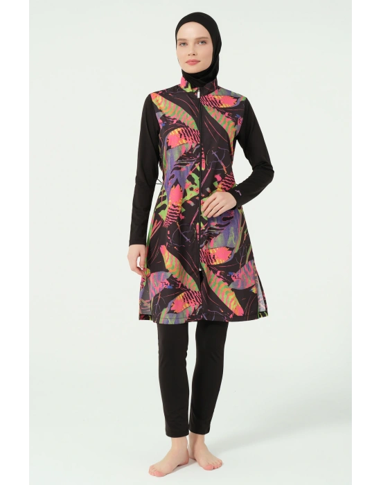 Ada Desenli Tesettür Mayo