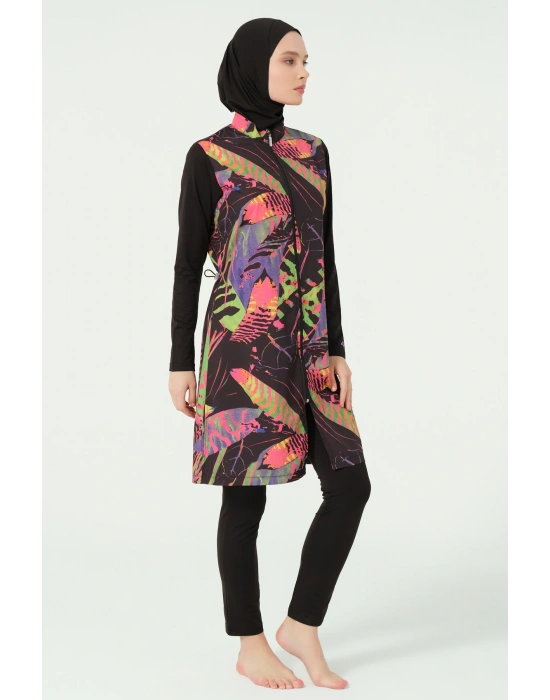 Ada Desenli Tesettür Mayo