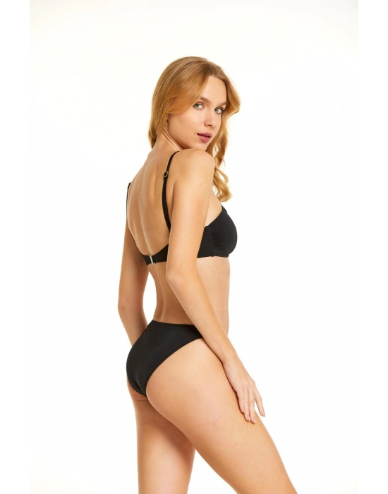 Göğüs Detay Büstiyer Bikini Takımı