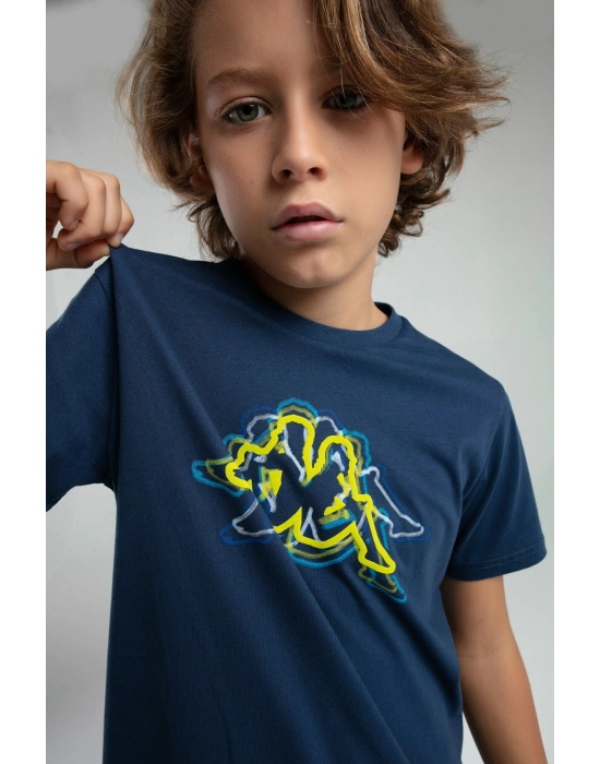 Erkek Çocuk Mavi Tişört