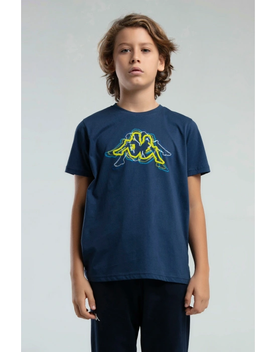 Erkek Çocuk Mavi Tişört