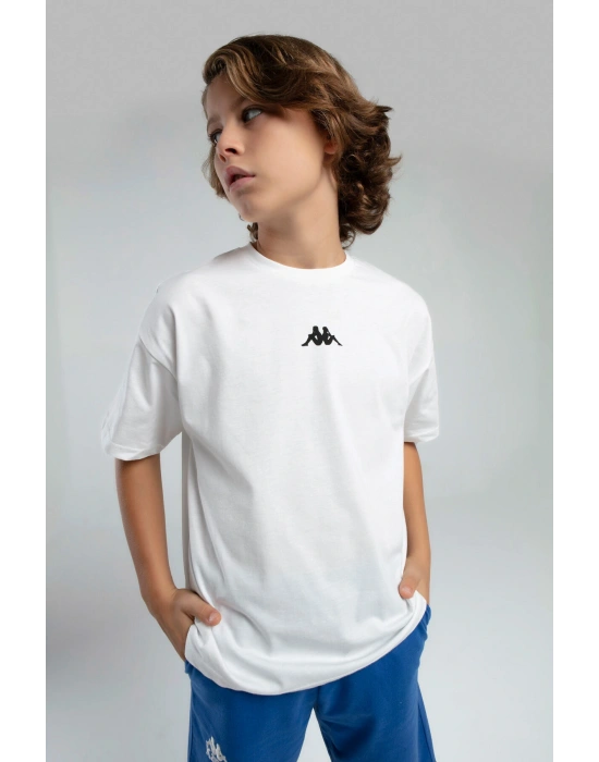 Erkek Çocuk Beyaz Tişört