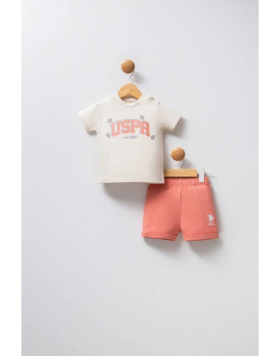 Kız Çocuk Tişört Şort Takım USB2432