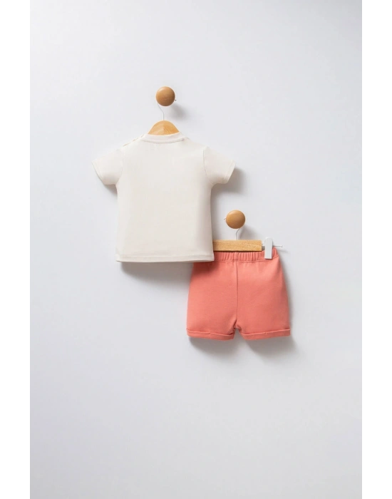 Kız Çocuk Tişört Şort Takım USB2432