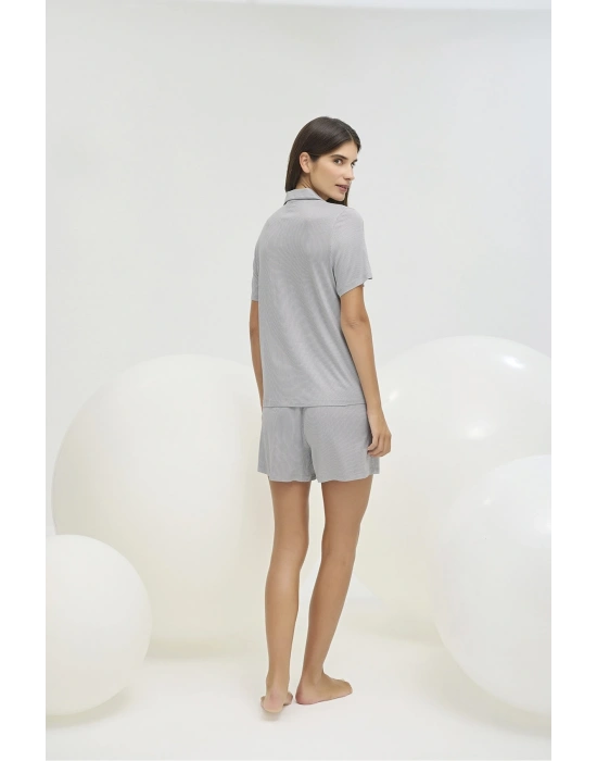 16335 KADIN DÜĞMELİ ŞORT TAKIM