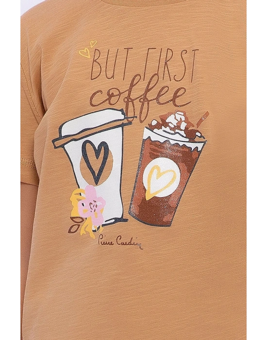 But First Kahverengi Kız Çocuk Pijama Takımı