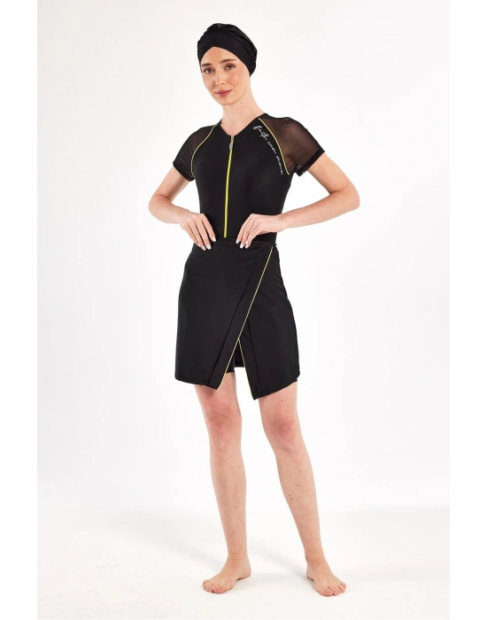 Kısa Kollu Tesettür Mayo