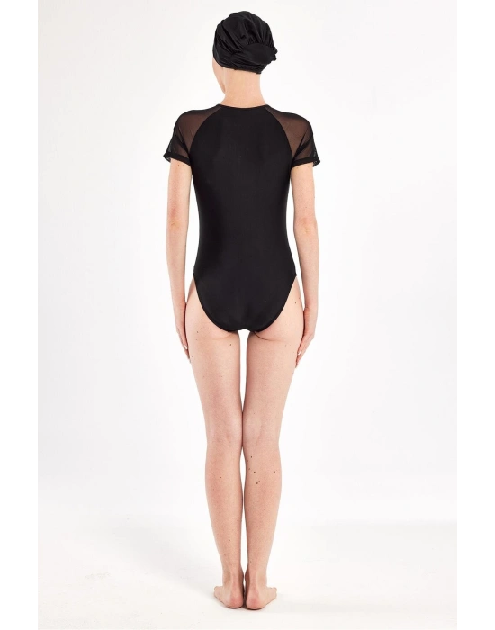 Kısa Kollu Tesettür Mayo