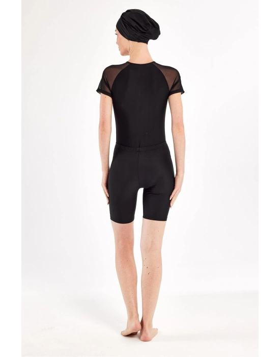 Kısa Kollu Tesettür Mayo