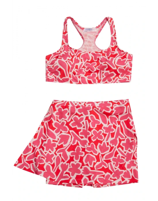 Luanda Bustiyer Etekli İkili Takım 5307