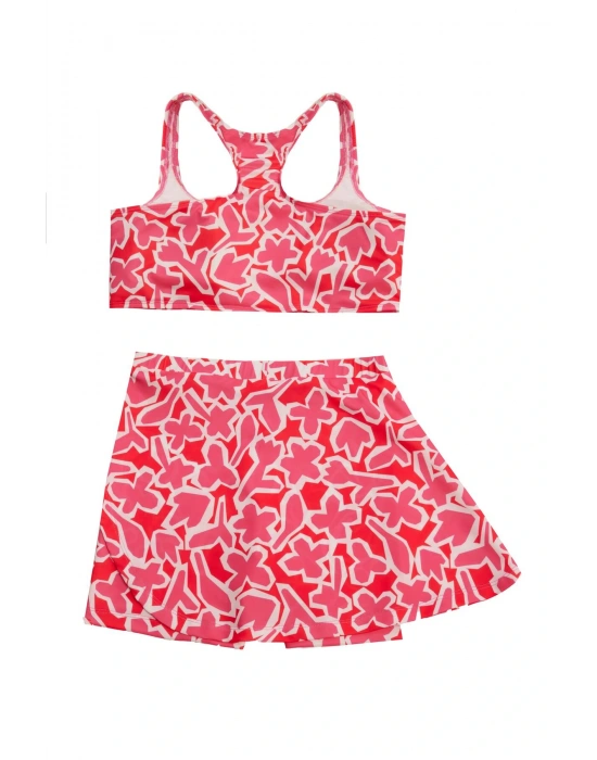 Luanda Bustiyer Etekli İkili Takım 5307