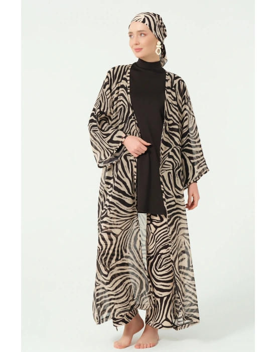 Natura Desenli Tesettür Mayo