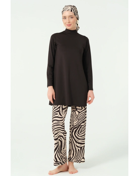 Natura Desenli Tesettür Mayo