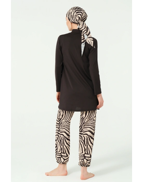 Natura Desenli Tesettür Mayo