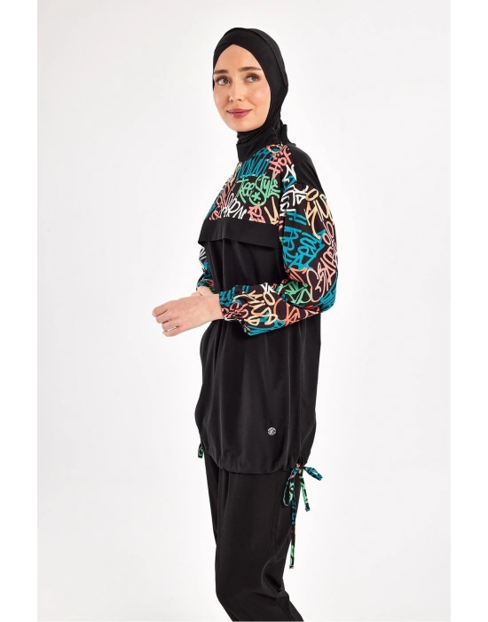 Perly Uzun Kollu Tesettür Mayo 1207