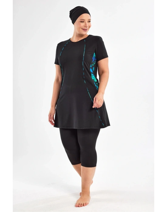 Hollıe Battal Kısa Kollu Tesettür Mayo