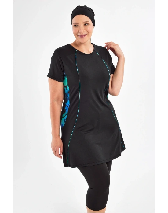 Hollıe Battal Kısa Kollu Tesettür Mayo