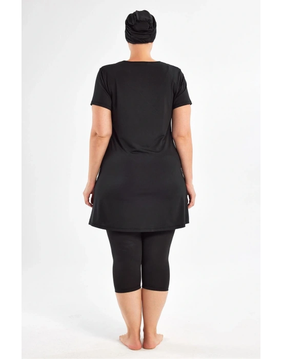 Hollıe Battal Kısa Kollu Tesettür Mayo