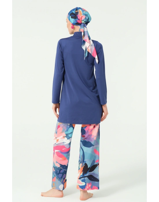 Manolya Desenli Tesettür Mayo