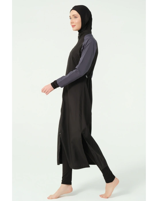 Spor Reglan Kol Uzun Tesettür Mayo