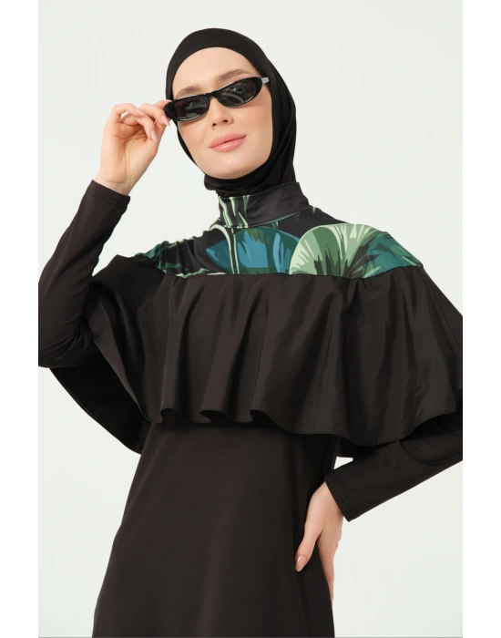 Zamira Volan Detaylı Tesettür Mayo