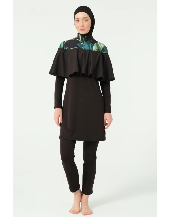 Zamira Volan Detaylı Tesettür Mayo