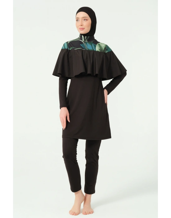 Zamira Volan Detaylı Tesettür Mayo