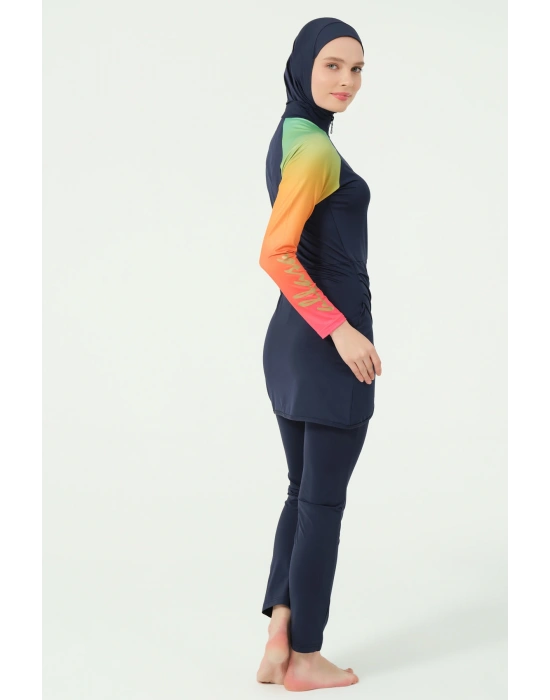 Gold Baskılı Tesettür Mayo