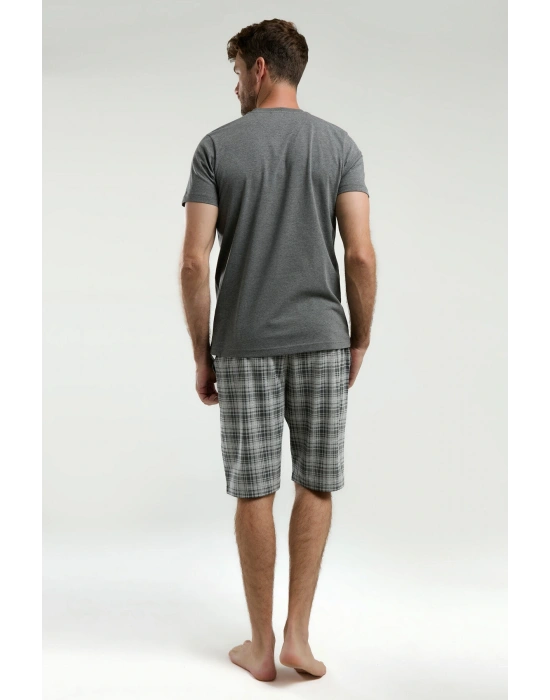 Erkek Antrasit Pijama Takım