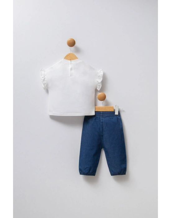 Kız Bebek Beyaz Bebek Takım