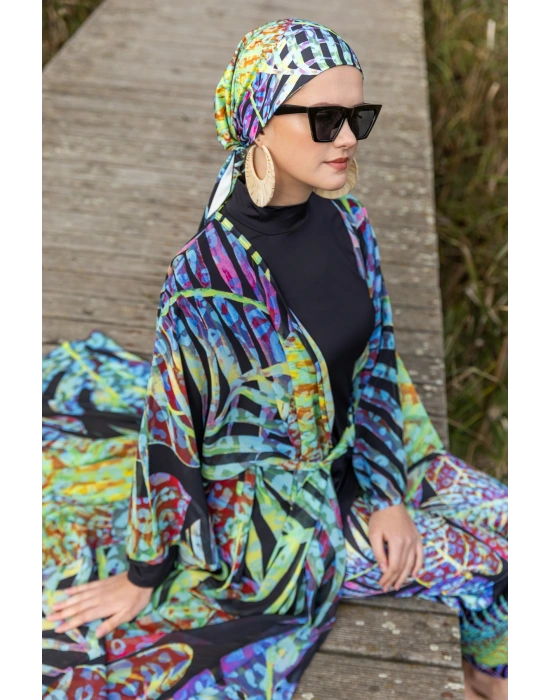 Hera Desenli Tesettür Mayo