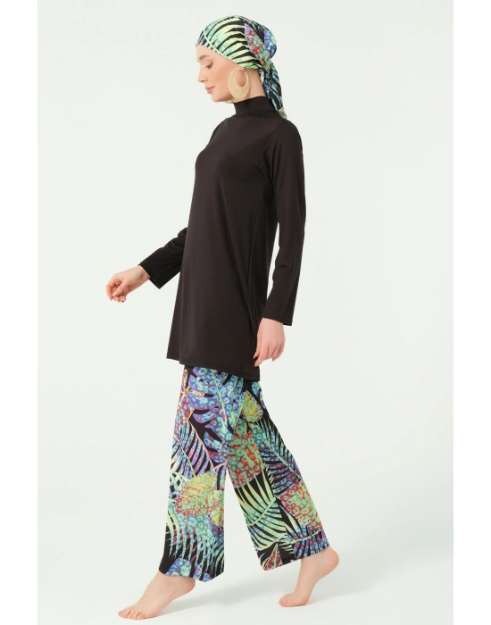 Hera Desenli Tesettür Mayo