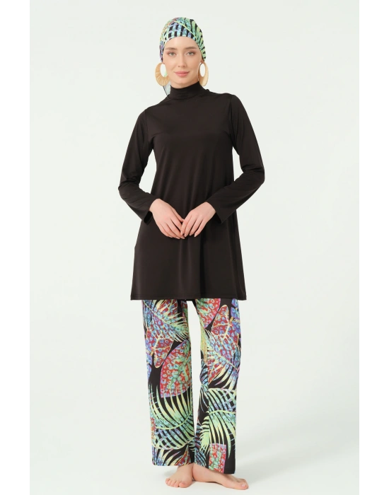 Hera Desenli Tesettür Mayo