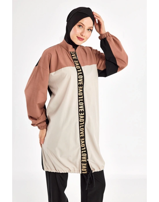 Kadın Pera Uzun Kollu Tam Kapalı Tesettür Mayo 1211 Siyah