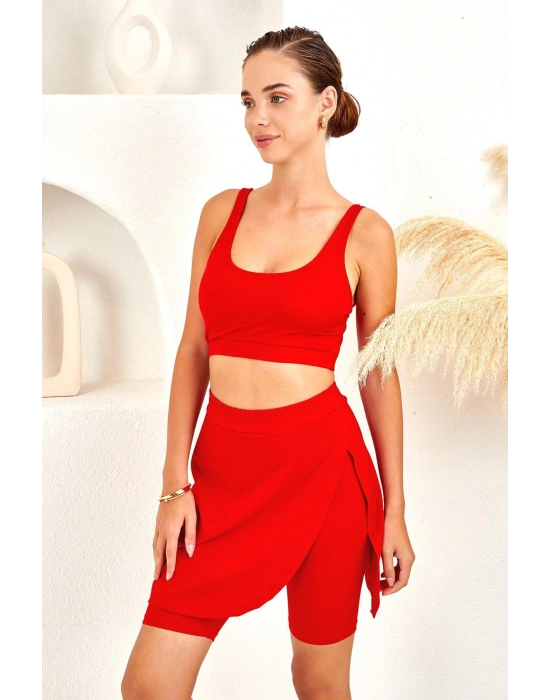 Şort Etekli Bikini Takım 4264