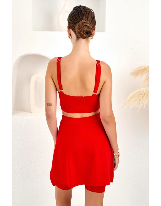 Şort Etekli Bikini Takım 4264