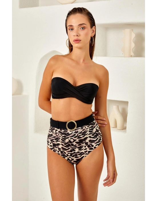 Dolgulu Straplez Biknini Takım