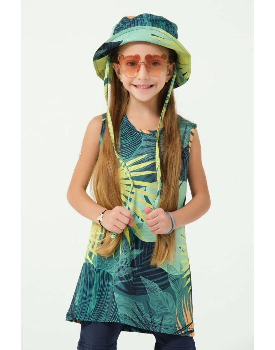 Elisa Şapkalı Sıfır Kol Çocuk Mayo